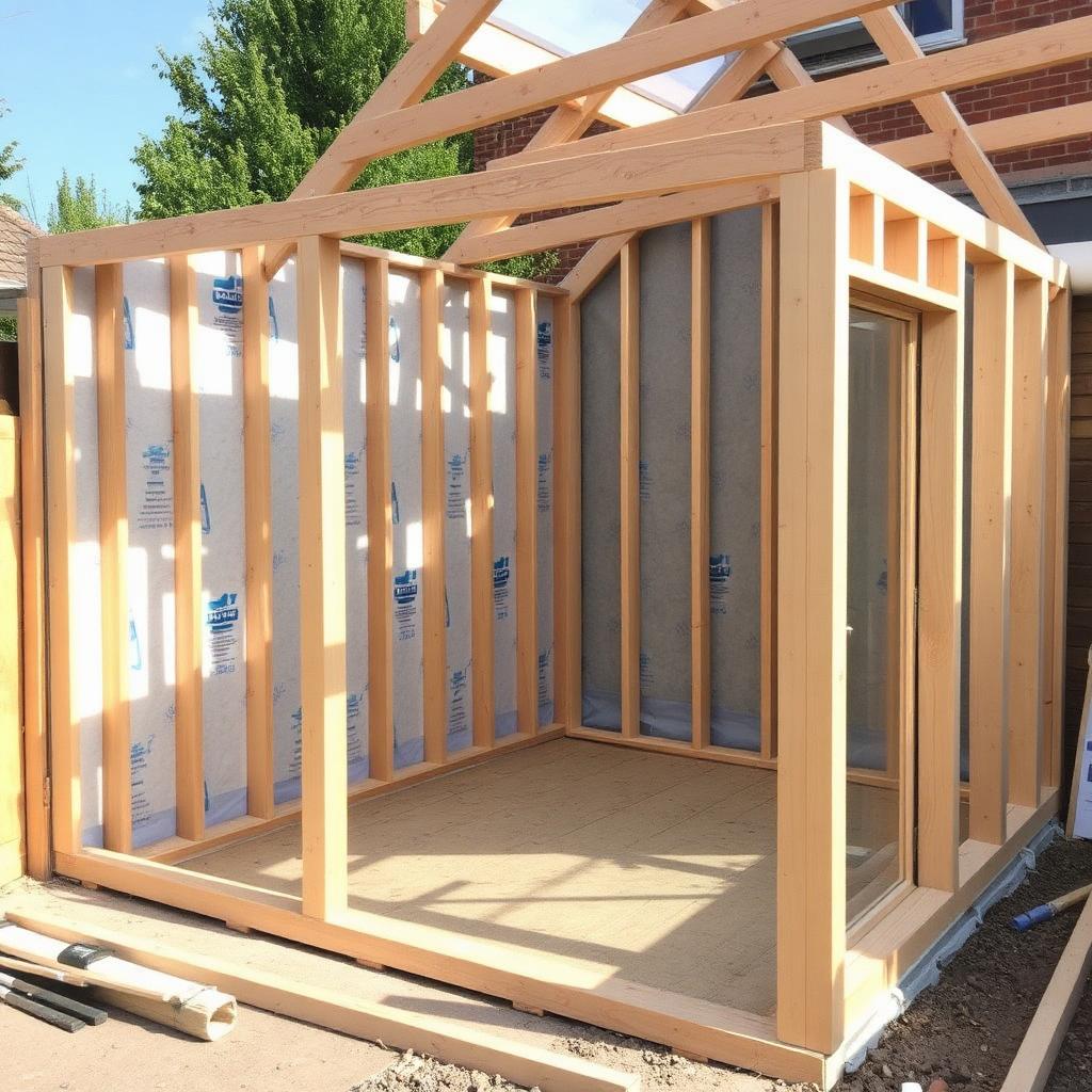 Recent garden room project
